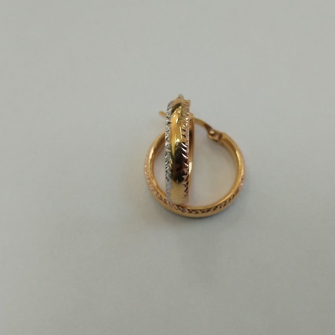 ARRACADAS PAR ORO 14 K 2 GRMS (SEMINUEVO)