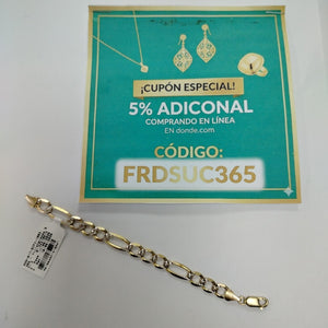 PULSERA RODIADO 14 K 9,90 GRMS (SEMINUEVO)