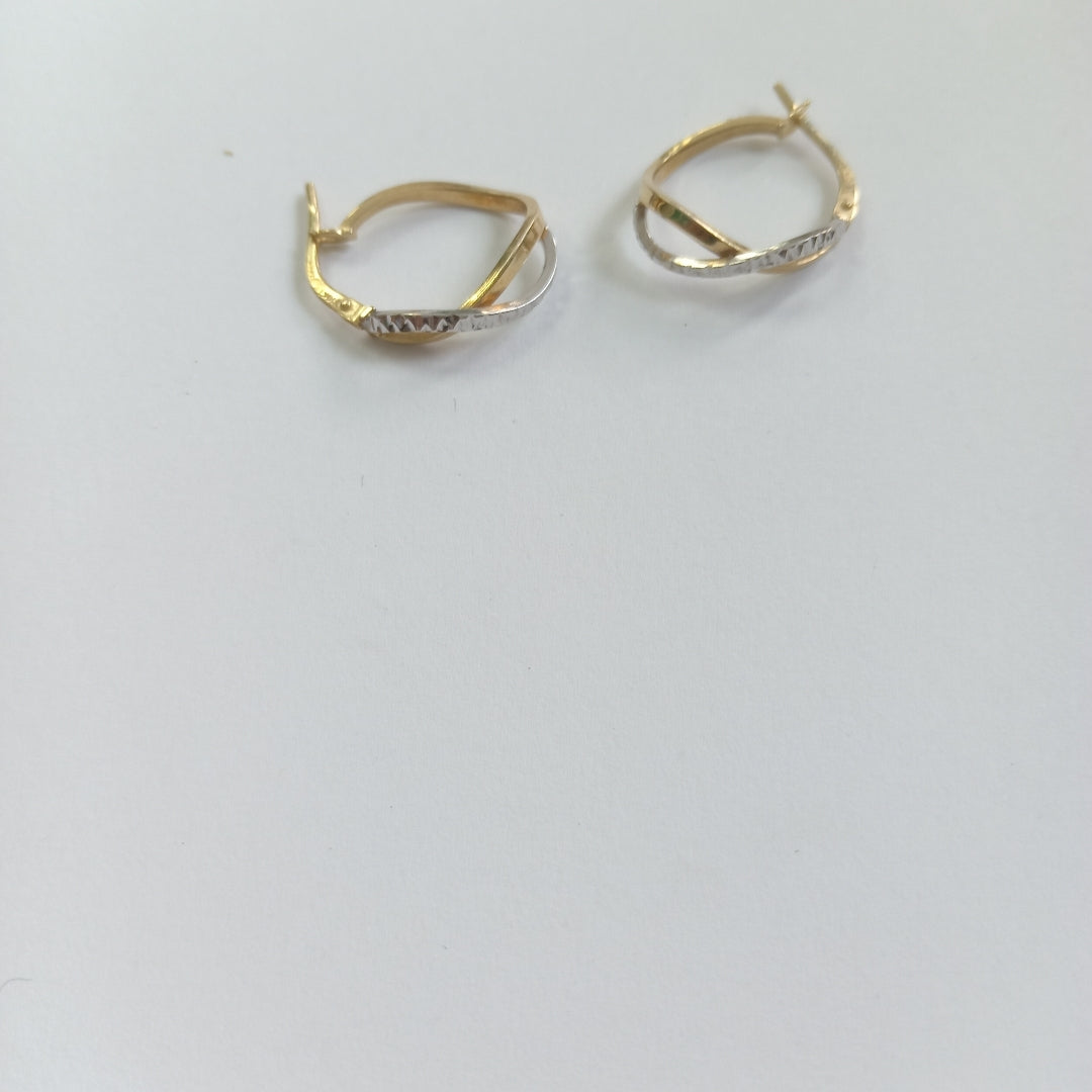 ARRACADAS PAR ORO 10 K 0,90 GRMS (SEMINUEVO)