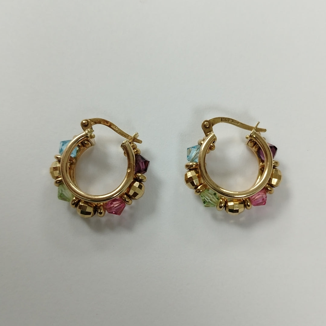ARETES PAR ORO 10 K 5,00 GRMS (SEMINUEVO)