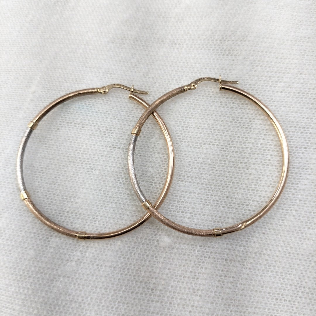 ARRACADAS PAR ORO 14 K 2.2 GRMS (SEMINUEVO)