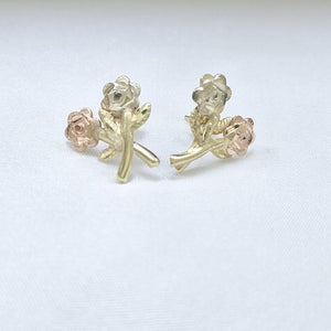 ARETES PAR ORO 14 K 2,00 GRMS (SEMINUEVO)