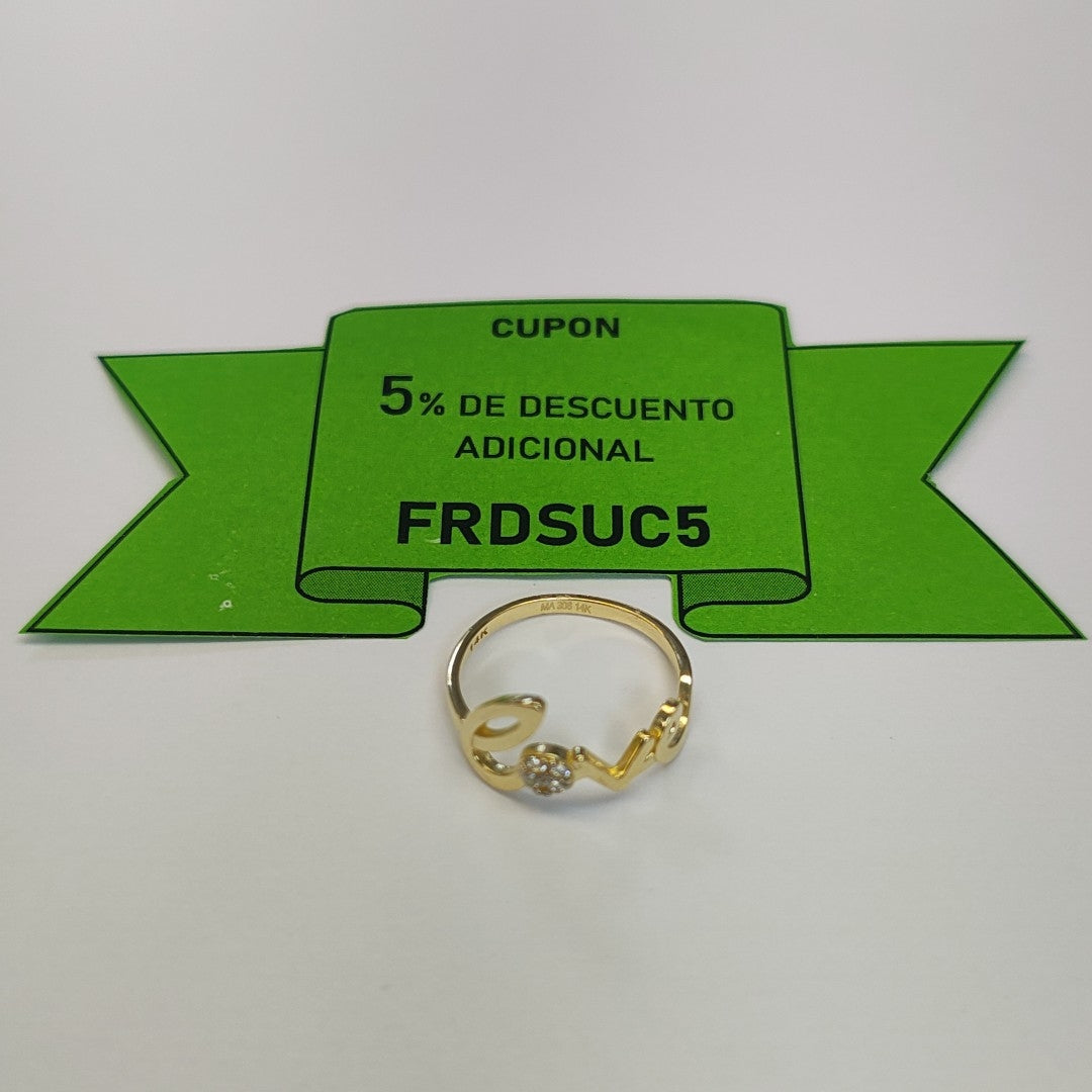 ANILLOS DAMA ORO 14K 2 (NUEVO)