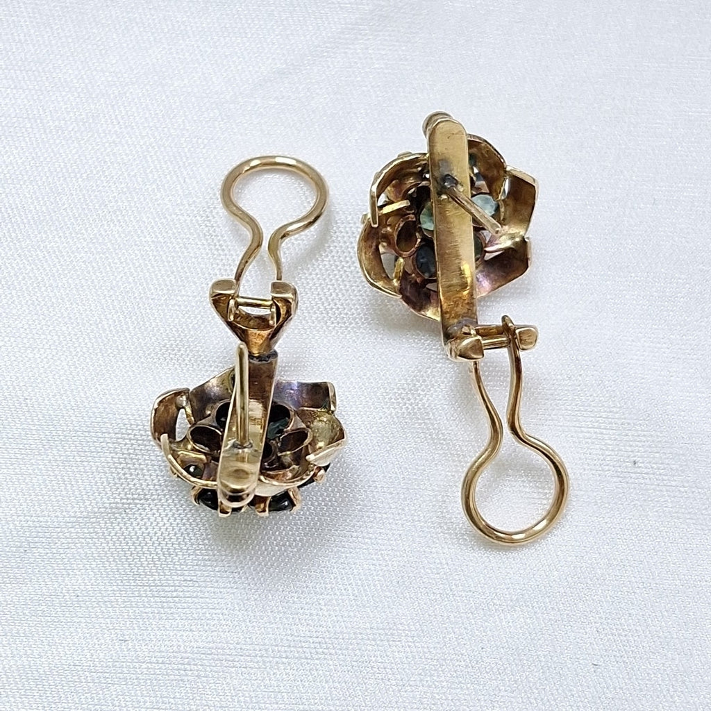 ARETES PAR ORO 14 K 8.8 GRMS (SEMINUEVO)