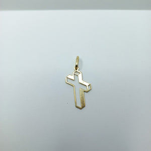 CRUZ,DIJE ORO 14 K 1,60 GRMS (SEMINUEVO)