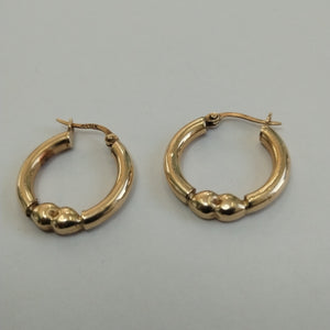 ARRACADAS PAR ORO 14 K 2.4 GRMS (SEMINUEVO)