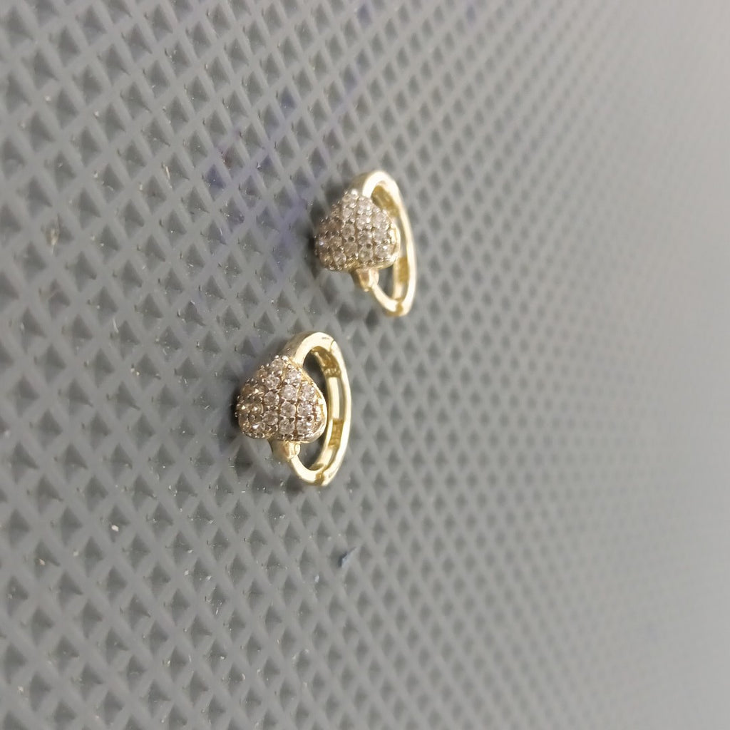 ARRACADAS PAR ORO 14 K 1.7 GRMS (SEMINUEVO)