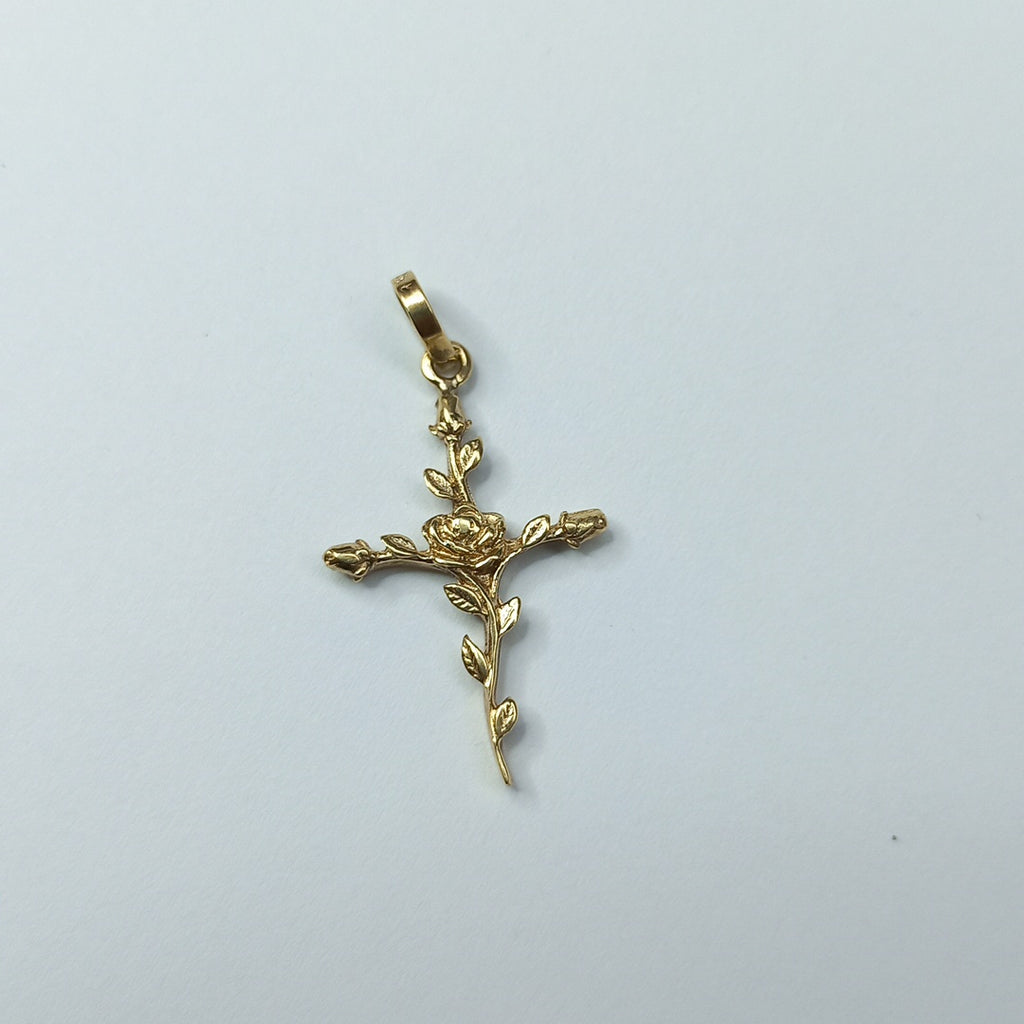 CRUZ,DIJE ORO 14 K 2,40 GRMS (SEMINUEVO)