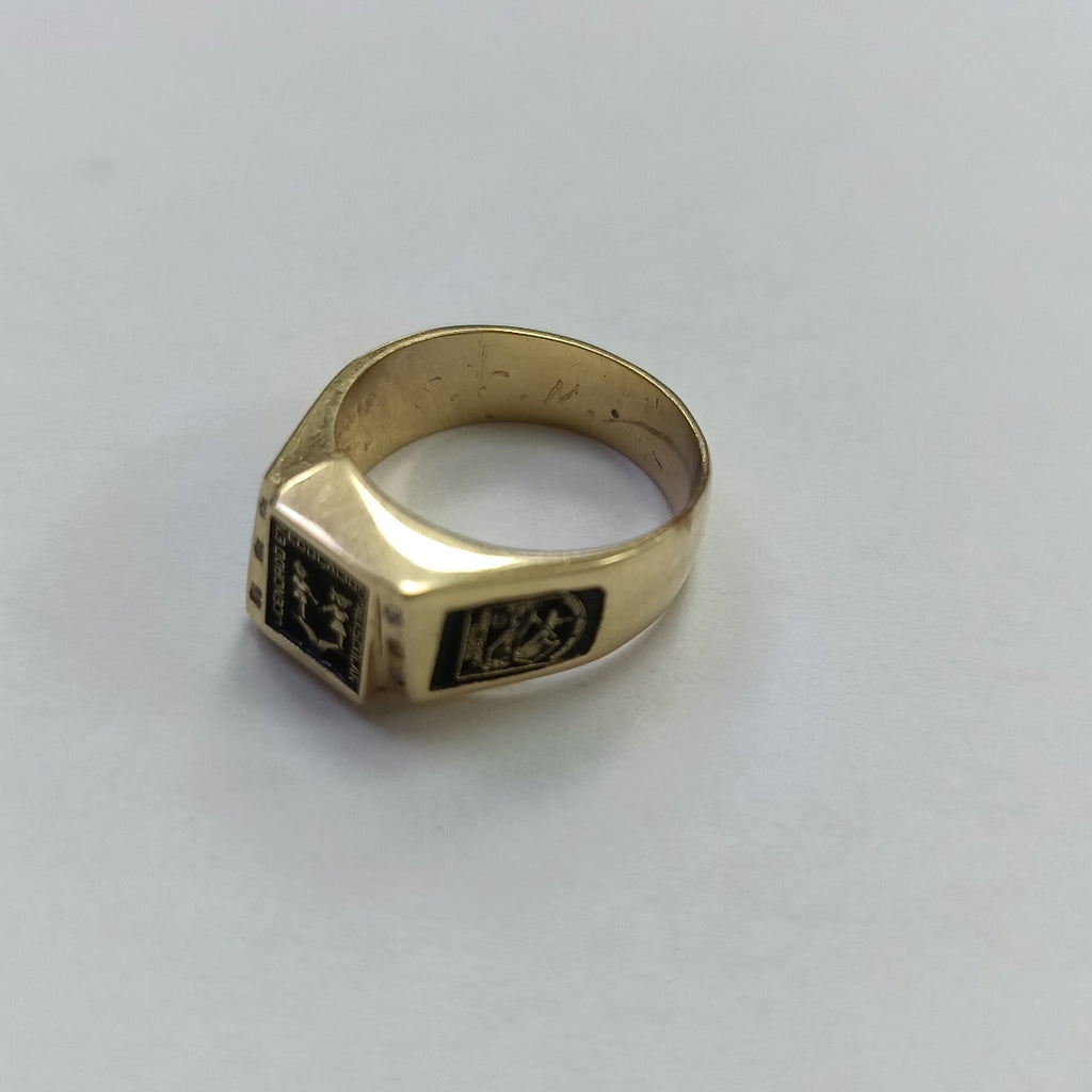 ANILLO DE GRADUACIÓN ORO 14 K 8,40 GRMS (SEMINUEVO)