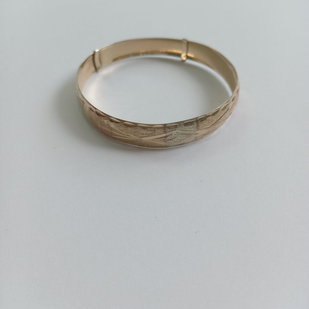 PULSERA RIGIDA ORO 10 K 6,50 GRMS (SEMINUEVO)