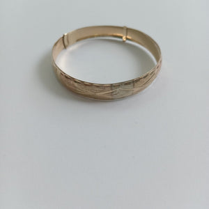 PULSERA RIGIDA ORO 10 K 6,50 GRMS (SEMINUEVO)