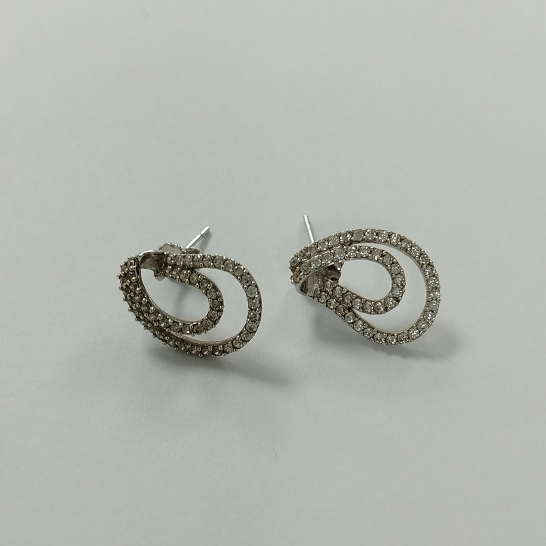 ARETES PAR ORO, ORO BLANCO 14 K 4 GRMS (SEMINUEVO)
