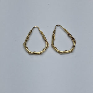 ARRACADAS PAR ORO 14 K 2,40 GRMS (SEMINUEVO)