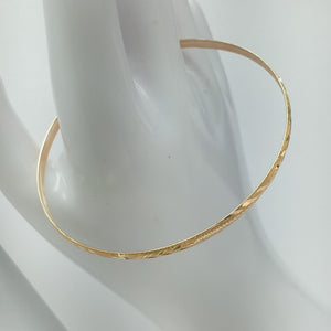 PULSERA RIGIDA ORO 14 K 3,40 GRMS (SEMINUEVO)