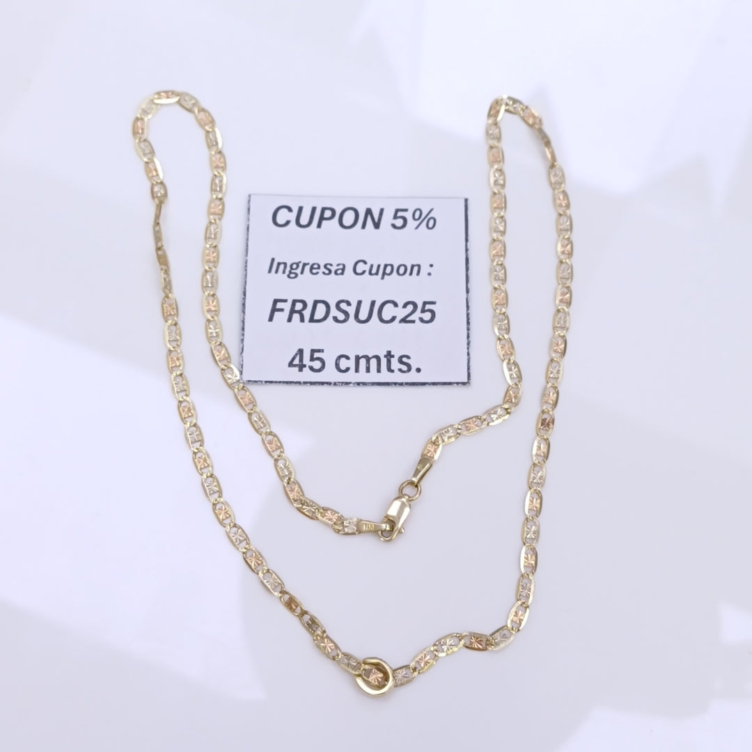 CADENA, DIJE ORO 14 K 4.1 GRMS (SEMINUEVO)