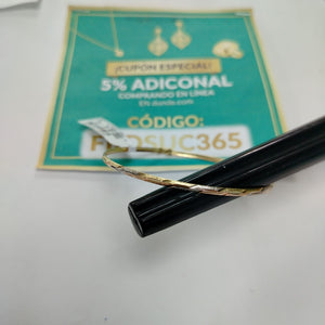 PULSERA RIGIDA ORO,ORO COMBINADO 14 K 2,30 GRMS (SEMINUEVO)