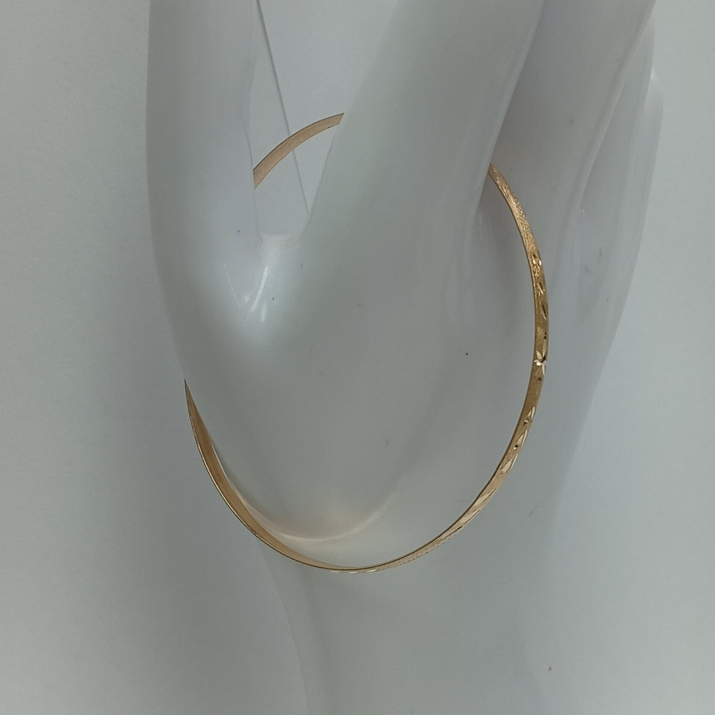 PULSERA RIGIDA ORO 14 K 3,40 GRMS (SEMINUEVO)