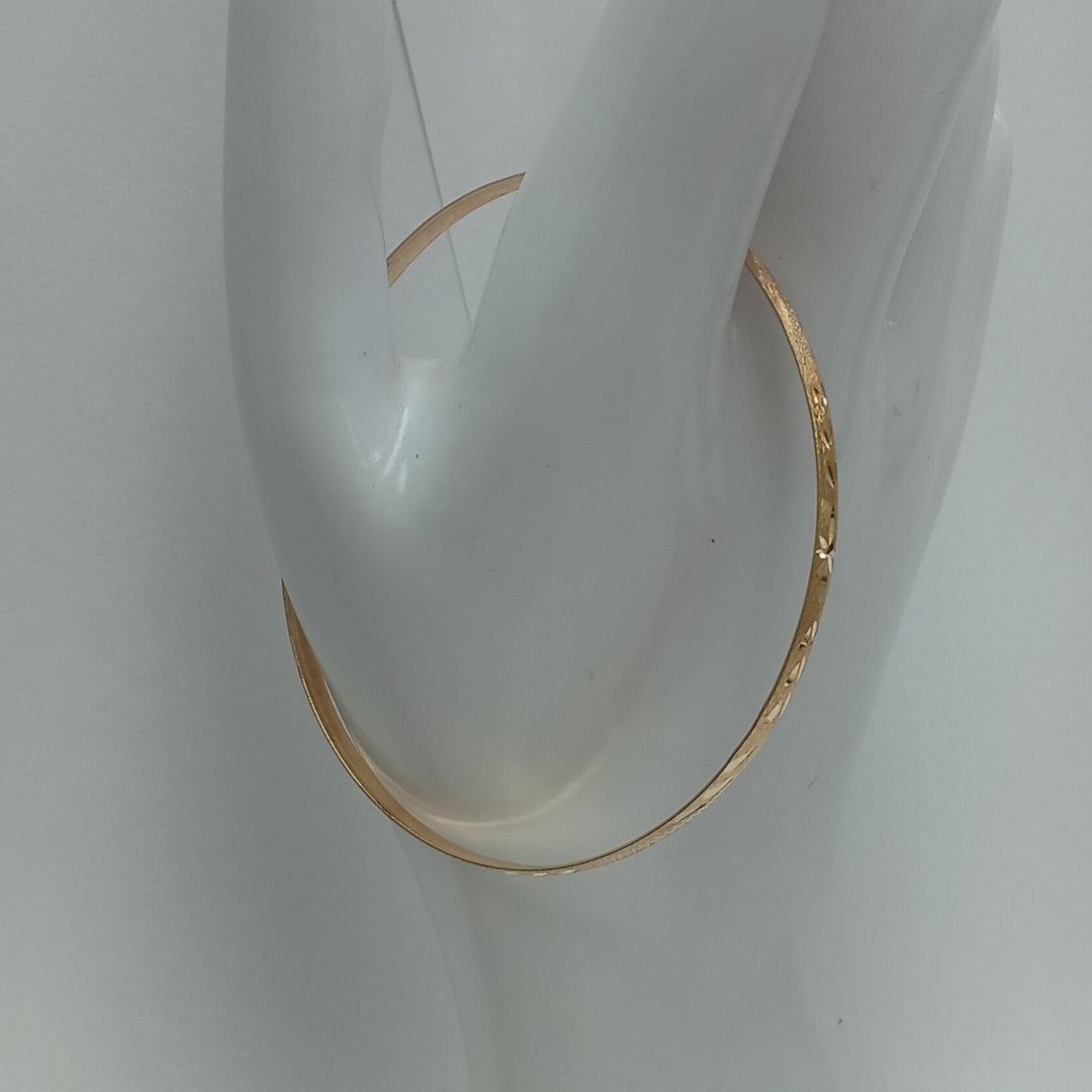 PULSERA RIGIDA ORO 14 K 3,40 GRMS (SEMINUEVO)