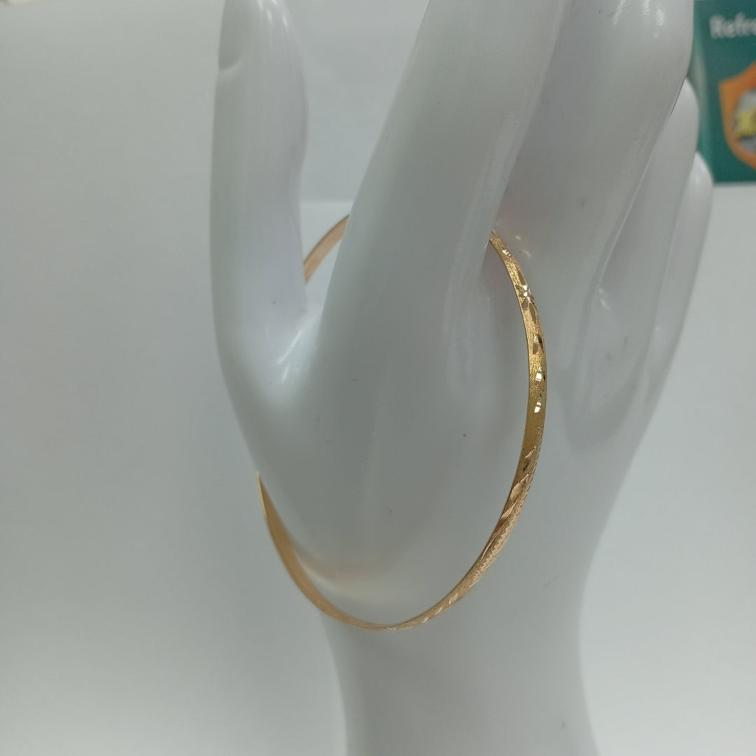 PULSERA RIGIDA ORO 14 K 3,40 GRMS (SEMINUEVO)