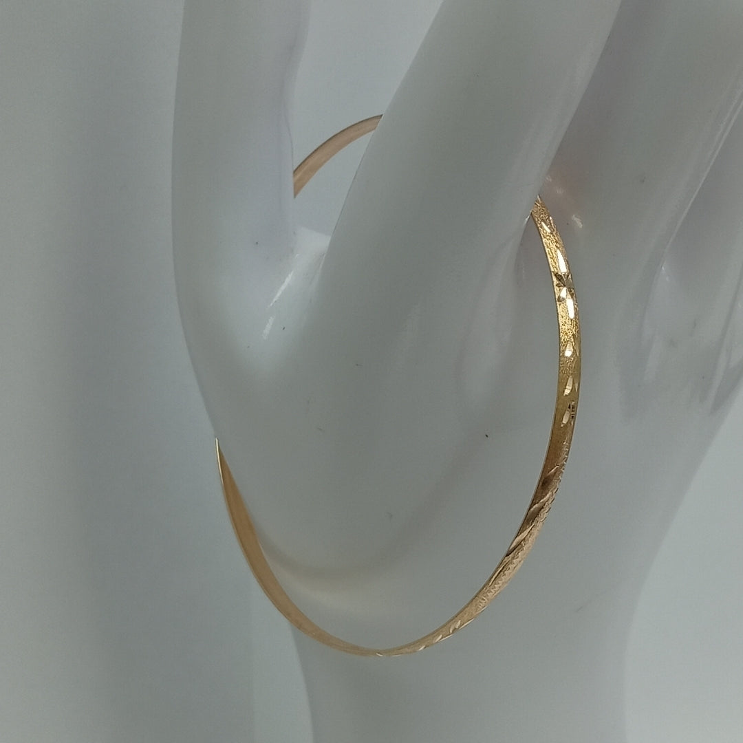 PULSERA RIGIDA ORO 14 K 3,40 GRMS (SEMINUEVO)