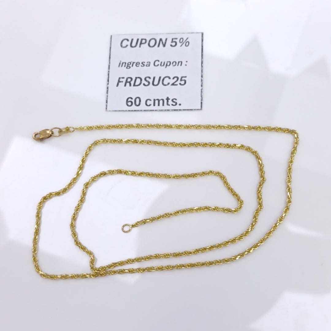 CADENA ORO 14 K 8,00 GRMS (SEMINUEVO)