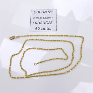 CADENA ORO 14 K 8,00 GRMS (SEMINUEVO)