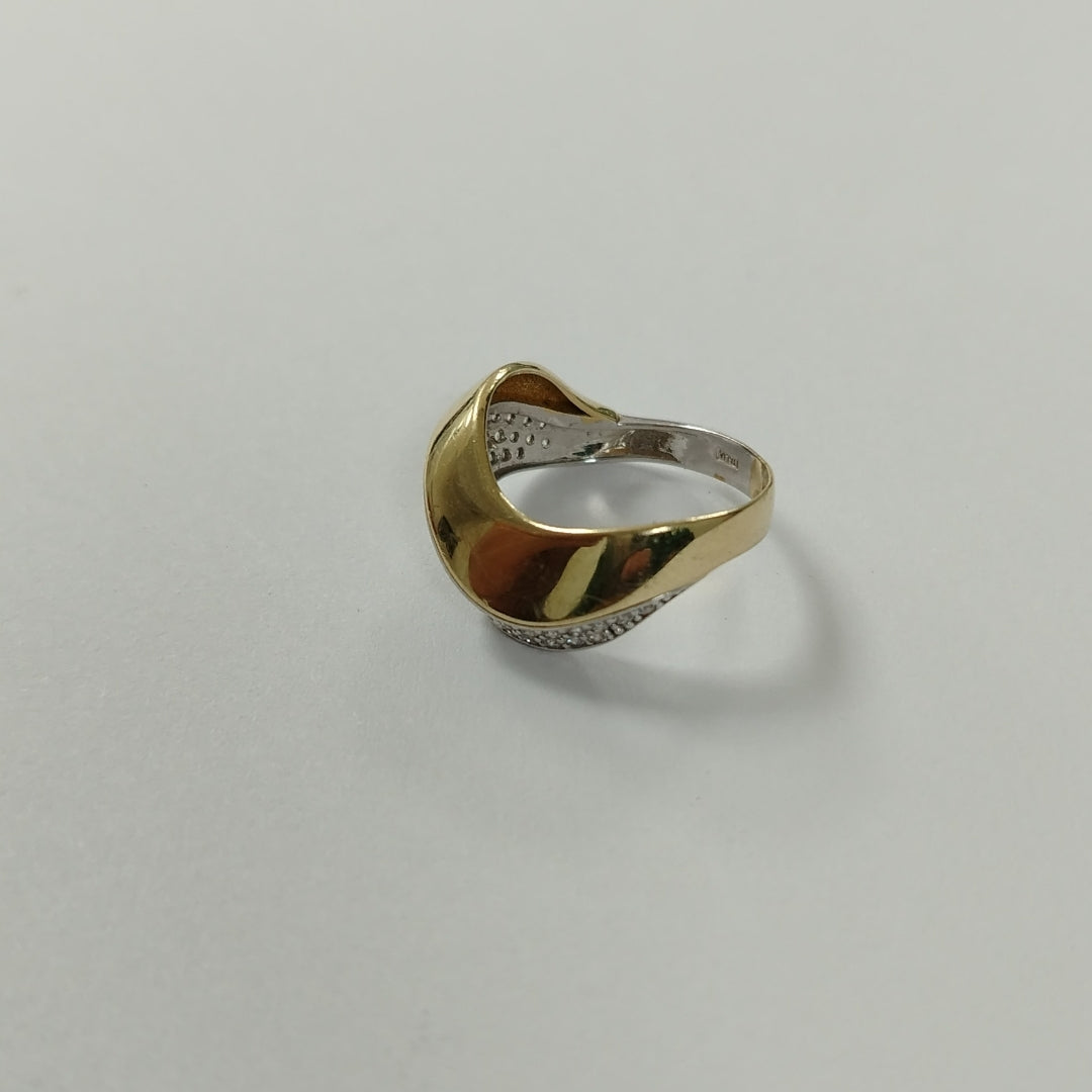 ANILLITO ORO COMBINADO 10 K 3.6 GRMS (SEMINUEVO)