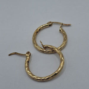 ARETES PAR ORO 14 K 1.7 GRMS (SEMINUEVO)
