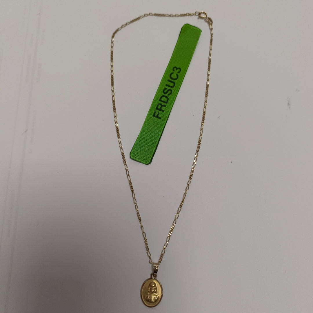 CADENA, DIJE ORO 14 K 2.9 GRMS (SEMINUEVO)