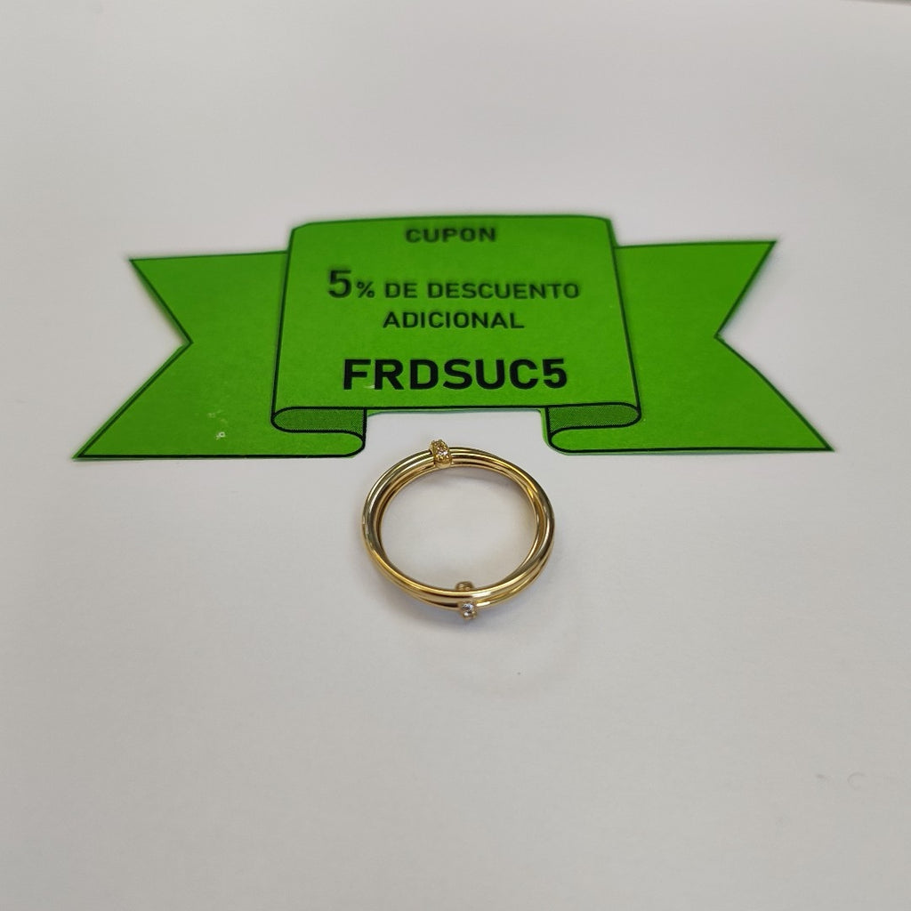 ANILLOS DAMA ORO 14K 1.4 (NUEVO)