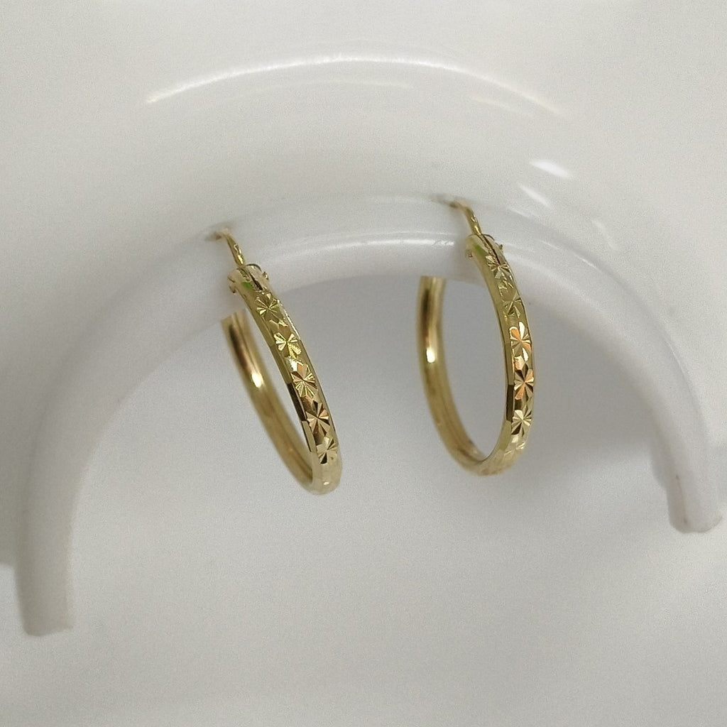 ARRACADAS PAR ORO 14 K 2,20 GRMS (SEMINUEVO)