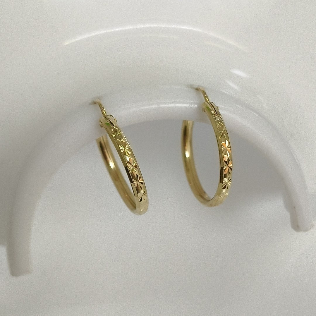 ARRACADAS PAR ORO 14 K 2,20 GRMS (SEMINUEVO)