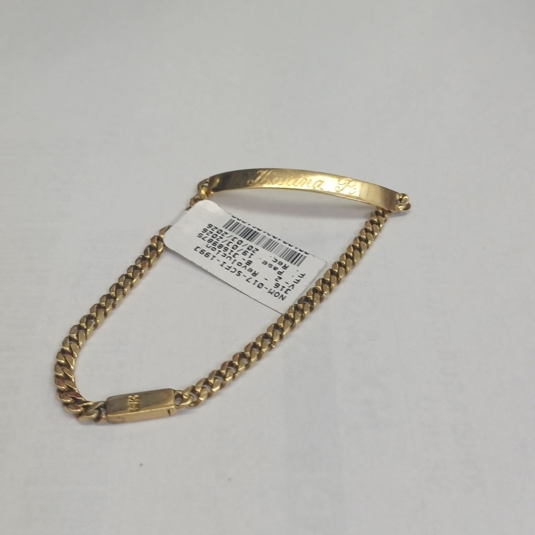 ESCLAVA ORO 14 K 8.6 GRMS (SEMINUEVO)