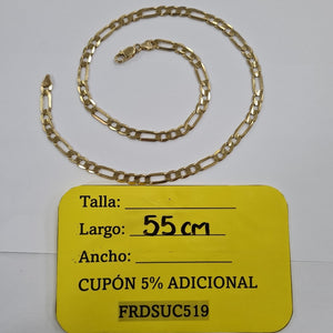 CADENA ORO 14 K 35.5 GRMS (SEMINUEVO)