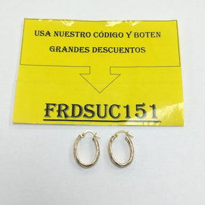 ARRACADAS PAR ORO 14 K 1.4 GRMS (SEMINUEVO)