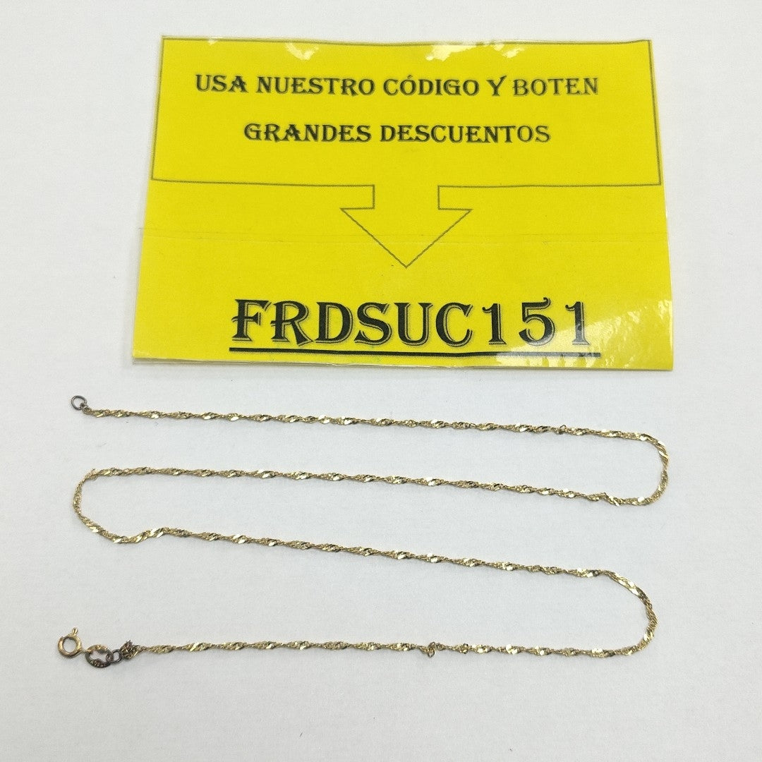 CADENA ORO 10 K 1,40 GRMS (SEMINUEVO)