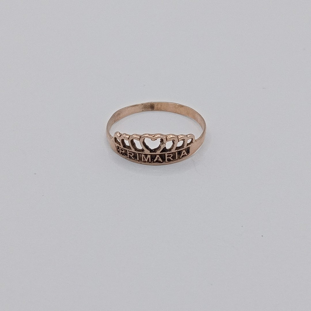 ANILLO DE GRADUACIÓN ORO 8 K 1 GRMS (SEMINUEVO)