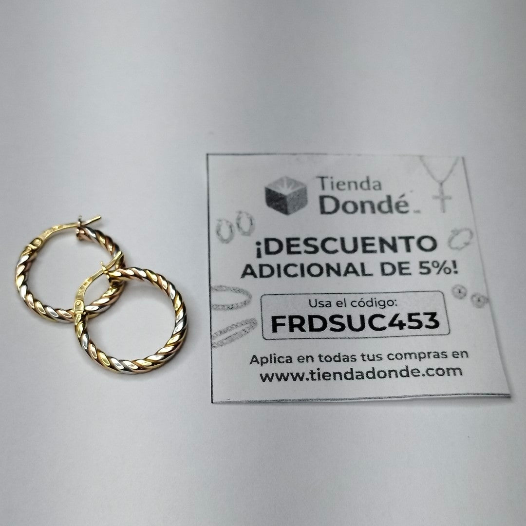 ARRACADAS ORO 14K 1.3 (NUEVO)