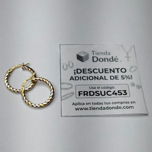 ARRACADAS ORO 14K 1.3 (NUEVO)