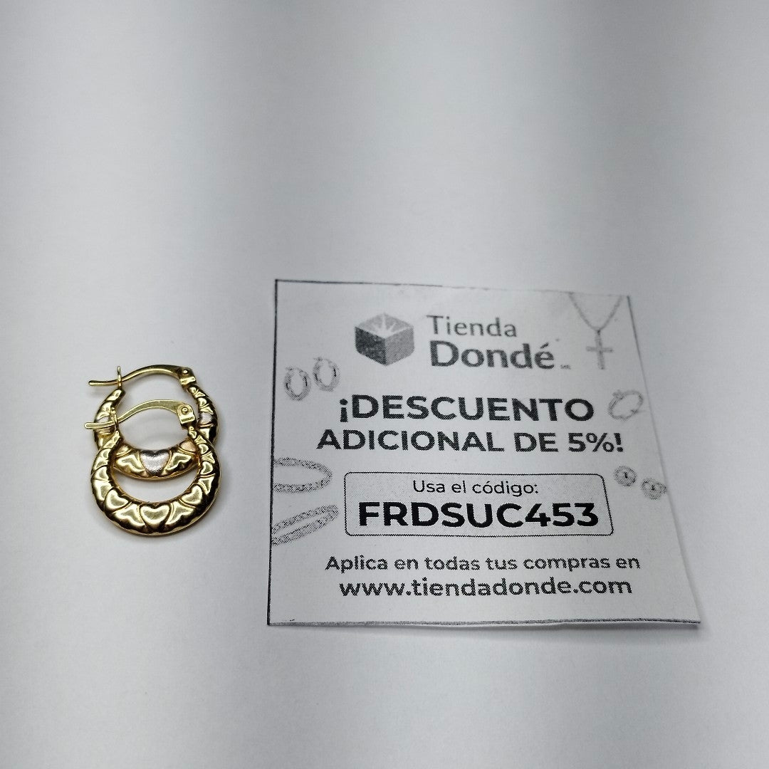 ARRACADAS ORO 14K 1.1 (NUEVO)