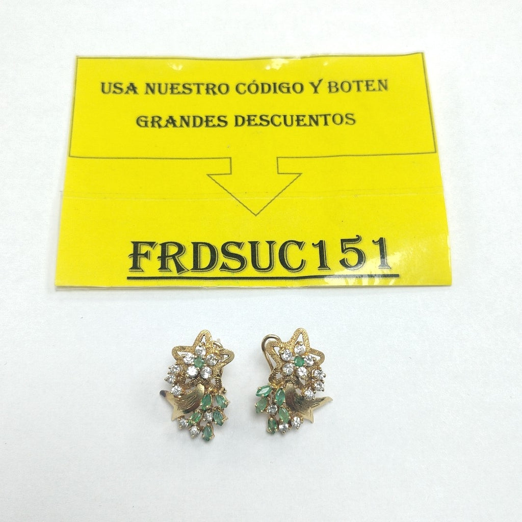 ARETES PAR ORO 10 K 7,30 GRMS (SEMINUEVO)