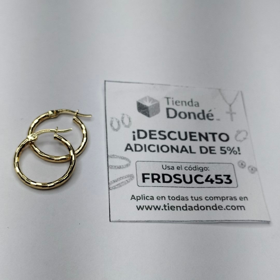 ARRACADAS ORO 14K 1.6 (NUEVO)