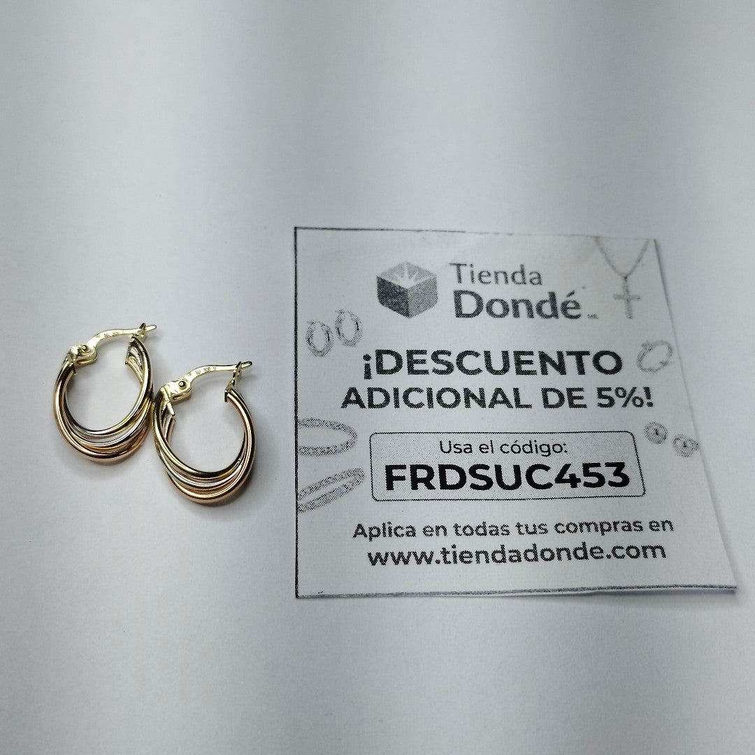 ARRACADAS ORO 14K 1.5 (NUEVO)