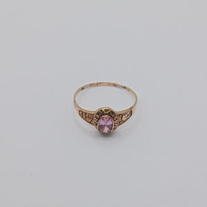 ANILLO DE GRADUACIÓN ORO 10 K 1.2 GRMS (SEMINUEVO)