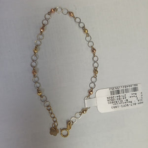 PULSERA ORO, ORO COMBINADO 14 K 2 GRMS (SEMINUEVO)
