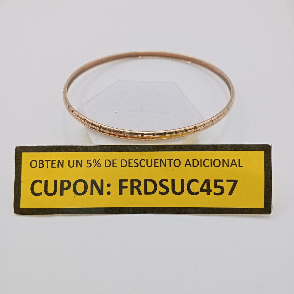 PULSERA RIGIDA ORO 10 K 3,40 GRMS (SEMINUEVO)