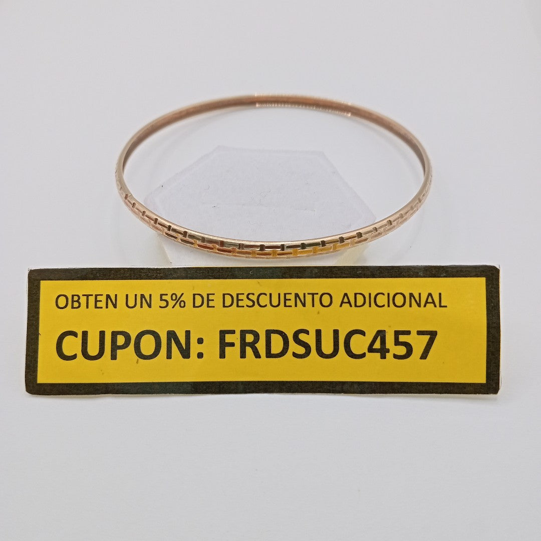 PULSERA RIGIDA ORO 10 K 3,40 GRMS (SEMINUEVO)