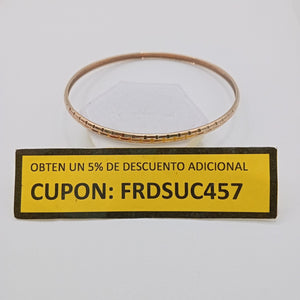 PULSERA RIGIDA ORO 10 K 3,40 GRMS (SEMINUEVO)