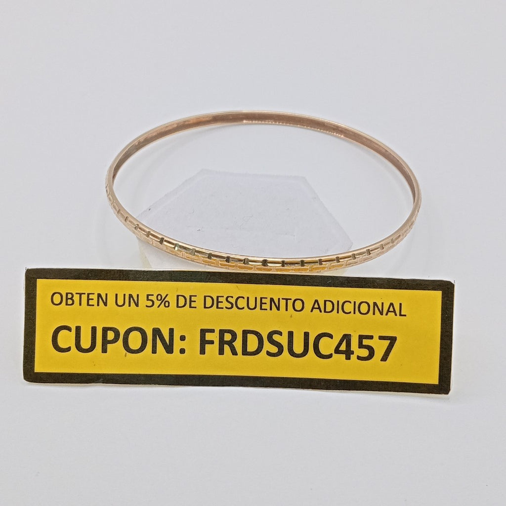 PULSERA RIGIDA ORO 10 K 3,40 GRMS (SEMINUEVO)