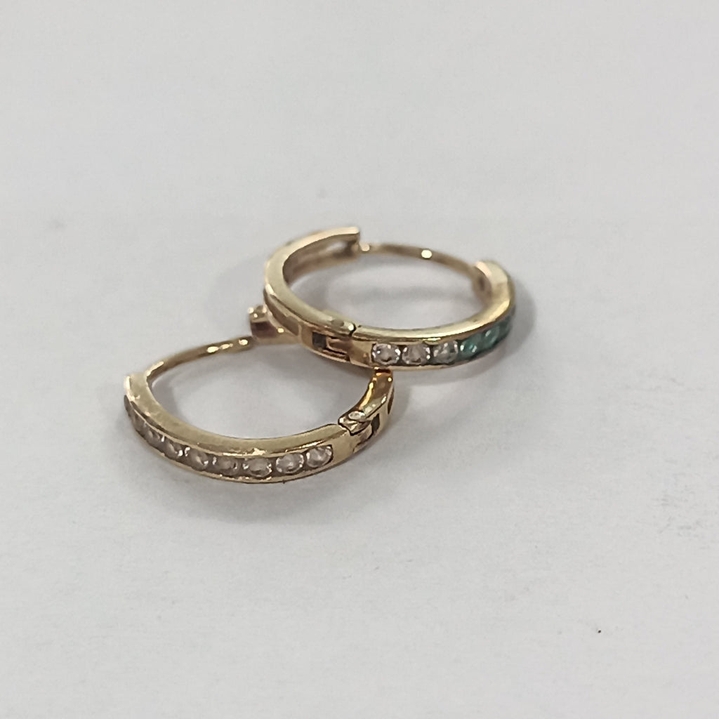 ARRACADAS PAR ORO 14 K 1,00 GRMS (SEMINUEVO)